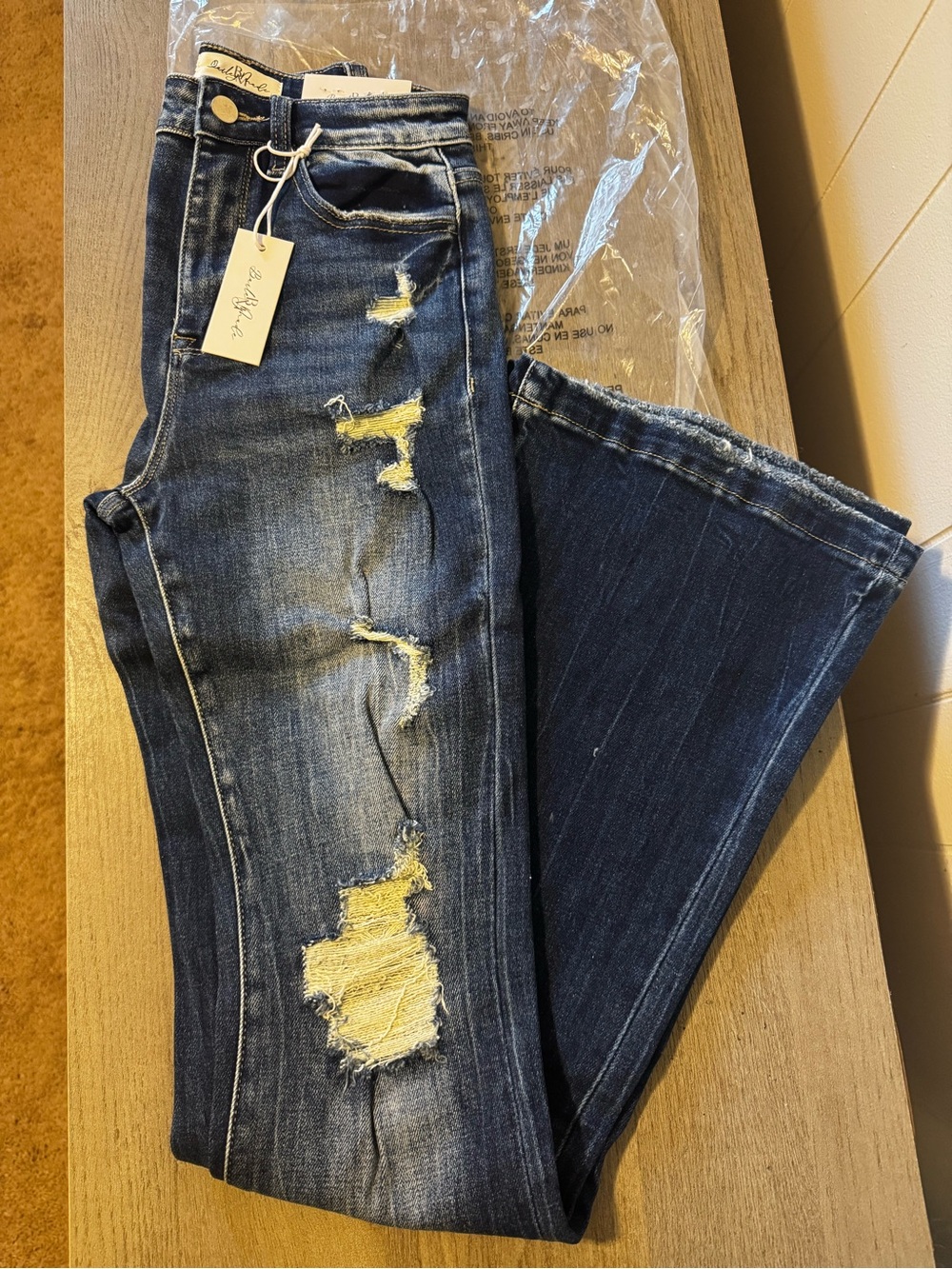 Bailey Made “my girl” flare jeans (36’ inseam)